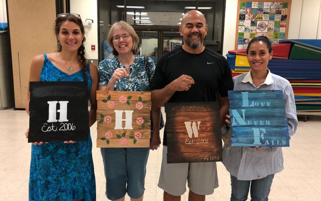 Pizza and Paint Night Raised $905